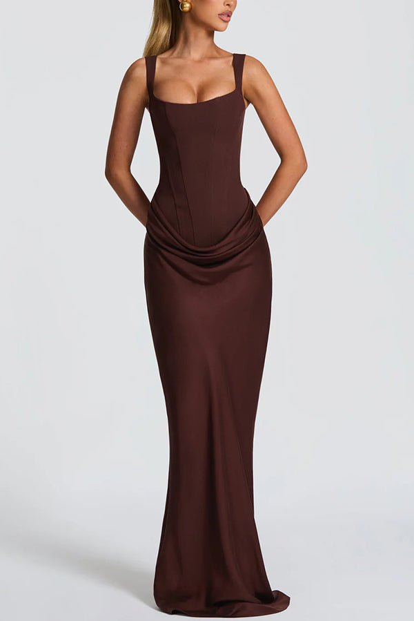 Eleanor | Square Neck Maxi Dress
