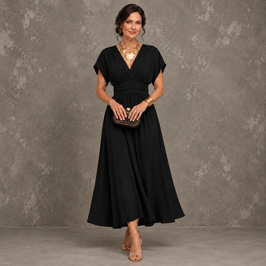 The Amelia Wrap Midi Dress