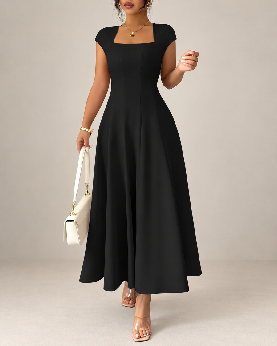The Elena Grace Maxi Dress – Timeless Elegance with a Soft Feminine Silhouette